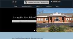 Desktop Screenshot of loudounvetservice.com